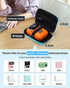Memoking T02 Hard Storage Case - Compatible with Phomemo D30, SUPVAN E10, NIIMBOT D11, JADENS D110 and More, with Zipper Mesh Pocket, Waterproof S...