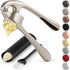 Zulay Kitchen Premium Garlic Press Set - Rust Proof & Dishwasher Safe Professional Garlic Mincer Tool - Easy-Squeeze, Easy-Clean with Soft, Ergono...