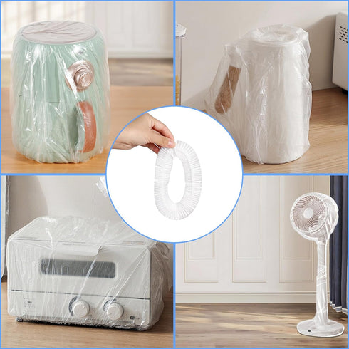 30 PCS Furniture Disposable Dust with Elastic Band Dustproof Cover Kitchen Small Appliance Covers for Air Fryer, Coffee Maker, Air Conditioner, Ov...