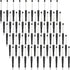 50Pcs Black Beadable Pens Plastic Bead Pen Black Ink Ballpoint Pens Diy Pens Cute Cool Pens for Journaling Students Teacher Bridal Graduation Gift...