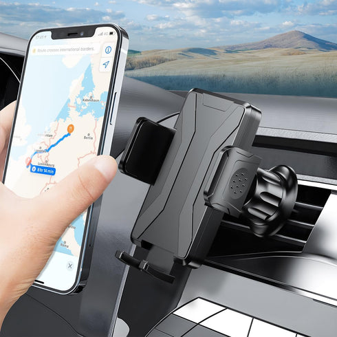 Car Phone Mount, Car Air Vent Cellphone Holder, 360° Rotation Adjustable Mobile Phone Bracket, Hands Free Phone Cradle Compatible with iPhone 14 1...