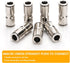 4mm Union Straight Push to connect fittings Stainless Steel Pneumatic Push Connectors,CEKER 4mm x 4mm Tube Quick Connect Fittings Air Line Fitting...