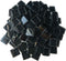 Mosaic Tiles Squares Black Crystal Mosaic Glass Tile for Crafts Bulk DIY Picture Frames Handmade Jewelry Coasters Art Material Decoration,1x1cm,10...