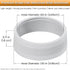 Audio Air Conditioning Button Cover Decoration Twist Switch Ring Trim for Jeep Wrangler JK JKU Patriot 2011-2018, Compass 11-16, Liberty 08-12, Do...