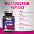 Collagen Peptides for Women & Men, Type I, II, III, V, X Hydrolyzed Collagen Pills, Grass Fed Non-GMO Multi Collagen Peptides Supplements, Hair, S...