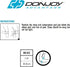 DonJoy Advantage DA161EB01-BLK Golf/Tennis Elbow Lightweight Strap for Golfer's and Tennis Elbow, Adjustable Neoprene Fabric, Right or Left, Fits ...