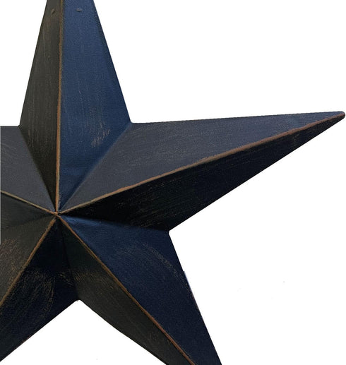 rainbow handcrafts Rustic Metal 3D Barn Star Patriotic Wall Decoration Americana Wall Art July 4th Country Americana Patriotic Wall Ornament,Outdo...
