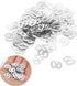 AMOSFUN 1200pcs Number 60 sequins confetti plastic confetti for 60th birthday party anniversary decoration(Silver)...