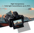 kinokoo Screen Protector for Pentax K-1 Camera, 0.25mm 9H Hardness Tempered Glass Film for Pentax K-1 Camera with Top Screen Protector - Bubble Fr...