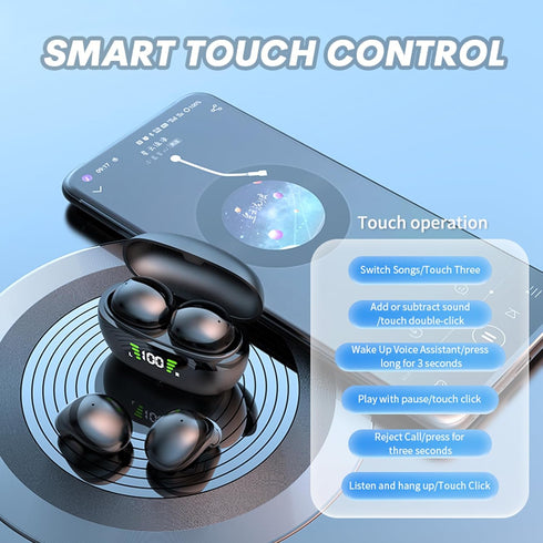 Invisible Smallest Mini Earbuds Wireless Bluetooth Ear Buds for Small Ears Canals, Discreet Low Profile Spy Earpiece Wireless Tiny Micro Hidden Ea...