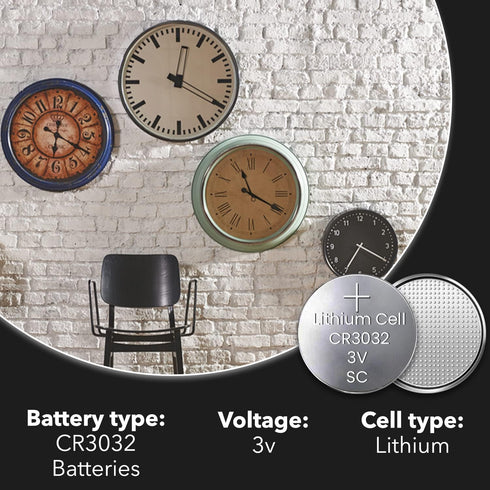 CR3032 Battery - 3V Lithium Button Cell Coin Batteries...