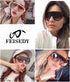 FEISEDY Sunglasses Women Oversized One Piece Frame UV400 Sun Glasses Trendy Retro Shades B2580...