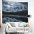 JAWO Landscape Tapestry Wall Hanging, Lake with Mountain Forest Landscape Wild Nature Scenic, Polyester Fabric Wall Tapestry for Home Living Room ...
