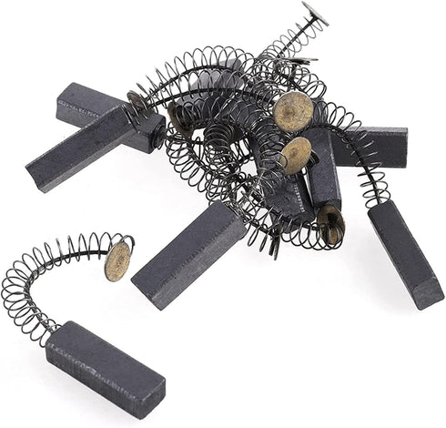 8 Pcs Carbon Brushes with Wire Leads and Brush Springs Attached 24mm x 8mm x 6 mm for Generic Electric Motor...