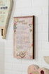 DEMDACO Permission Granted Manifesto Floral Pink 14 x 8 Canvas Wood Decorative Wall Art...