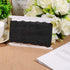 VU100 Black Lace Ribbon, 3.14 Inches Wide Lace Trim Sewing Craft Elastic Embroidery Stitching Process for DIY Bridal Wedding Fabric Decoration Gif...