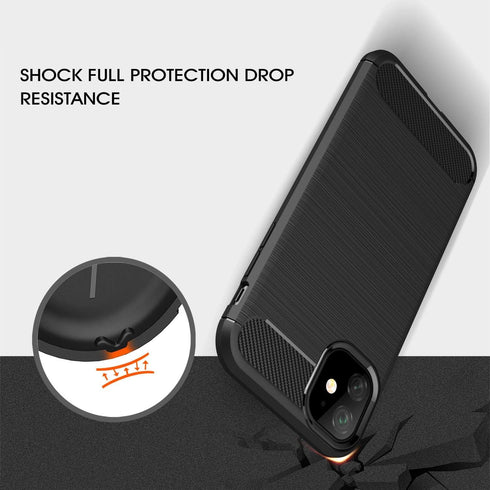 Case Compatible with iPhone 11 Case, Case Compatible with iPhone 11 Cover, Design Back Cover Anti-Scratch Shock Absorption Case for iPhone 11 (Bla...
