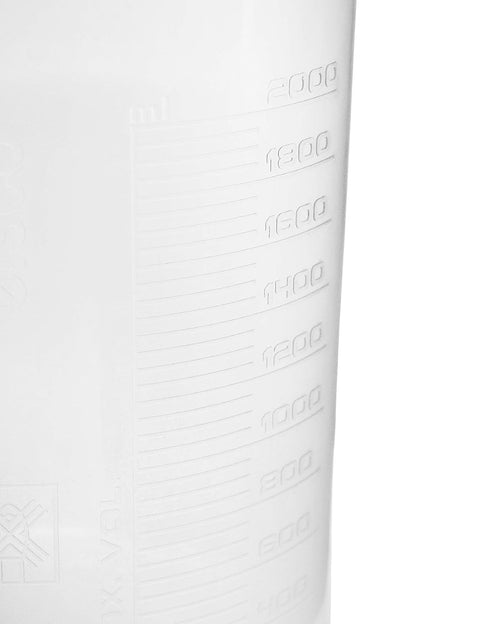 2000mL Plastic Beaker - Premium Polypropylene, 50ml Graduations - Autoclavable...
