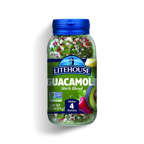 Litehouse Freeze Dried Guacamole Herb Blend - Guacamole Seasoning, Gluten Free, Vegetarian, Keto, Non-GMO, No Refrigeration Required, Great Guacam...