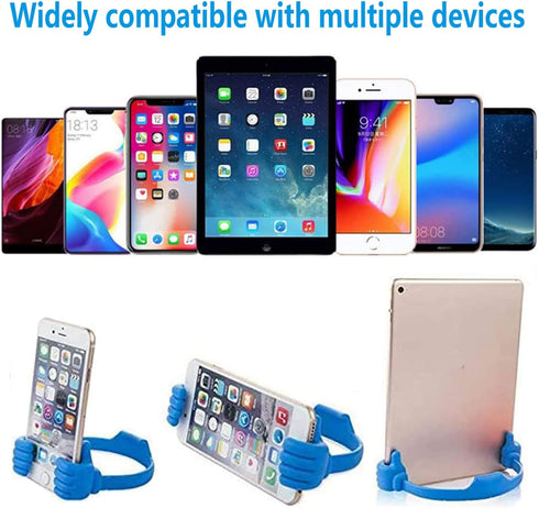 Thumbs Up Cell Phone Holder for Desk, Universal Flexible Cell Phone Stand for Tablet Holder, Cellphone Holder Smartphone Stand Holder for iPhone i...