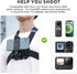 TELESIN Quick Release Chest Strap Mount, Mobile Phone Adjustable Chest Mount Harness for GoPro Camera, Action Camera, iPhone 13 12 11 Pro,Vlog/POV...