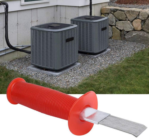 Air Conditioner Fin Tool Condenser Coil Comb Cleaner Brush Stainless Steel Repair Cleaning Manual Tools for Cleaning Repairing Equipment, Refriger...