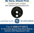 GE WB31T10015 Genuine OEM 8" Porcelain Burner Drip Bowl (Black) for GE Electric Ranges