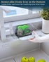 Consumest Sponge Holder for Kitchen Sink, Movable Sink Caddy for Countertop Organizer, 304 Stainless Steel Sink Sponge Holder with Detachable Drip...