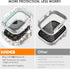 KADES 2 in 1 Bling Waterproof Case for Apple Watch Ultra2 49mm, 360 Protective PC Cover Front & Back Case with Tempered Glass Screen Protector, [F...