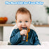 2-Pack Baby Remote Control Teether Toy for Babies 6-36 Months Silicone Baby Teething Toys Boys Girls Baby Teething Toys (Black + Gray)...