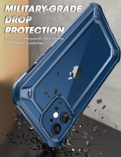 SupCase Unicorn Beetle EXO Series Case for iPhone 12 / iPhone 12 Pro (2020 Release) 6.1 Inch, Premium Hybrid Protective Clear Bumper Case (Aqua)...