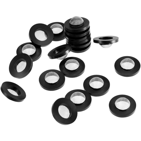 Honoson 20 Pieces Stainless Steel Filter Hose Washers Inlet Hose Screen Washer Repair Kit for 5/8 inch Washing Machine and 3/4 inch Garden Hose Co...