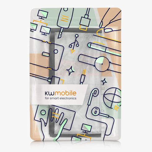 kwmobile Cover Compatible with Smeg TSF01CREU Cover - TPU Case for Bread Toaster Machine - Transparent/Black...