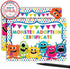 Cute Monster Plush Pet Stuffed Animal Themed Certificates of Adoption for Kids' Birthday Parties, 10 5"x7" Fill in Cards by AmandaCreation...