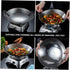 Ciieeo Seafood Pot Nonstick Grill Pan Gas Stove Shabu Pot Cooking Pan Non- Stick Paella Pan Carbon Camping Cookware Kitchen Cookware Japanese-styl...