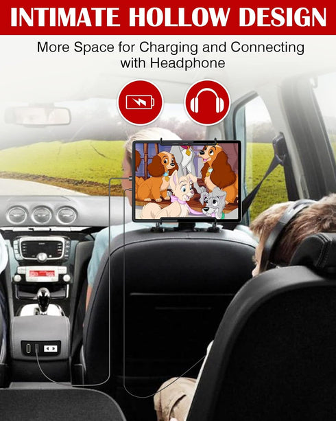 WONNIE 2 Pack Car Headrest Holder for 10-12.9" Large Size Tablets...