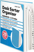 Alphabetical File Organizer - File Sorter - A-Z Accordion File Organizer - A-Z File Organizer - Alphabetical File Dividers - Filing Organizer - (2...