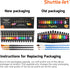 Shuttle Art Acrylic Paint Set, 15 x 12ml Tubes Artist Quality Non Toxic Rich Pigments Colors Perfect for Kids Adults Beginners Artists Painting on...