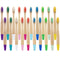 OUTIN Kids Bamboo Toothbrushes 20 Pcs Soft Bristles, Children Wood Toothbrush Colorful Eco Friendly Biodegradable Wooden Handle Tooth Brush, Multi...