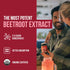 BioBeet® Max Strength Beet Root Capsules - 21:1 Concentrate, Each Serving Derived from 28,350 mg Organic Beetroot - Absorption Enhancement with Bi...