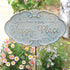 All Chic Outdoor Garden Signs Garden Stakes Decorative Yard Sign Stakes Metal Hanging Sign Rustic Outdoor Decor Include Stakes and Hanging Chain...