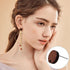 160Pcs Wood Stud Earring Posts with Loop Wooden Earrings Studs for Jewelry Making Earring Findings Earring Pin Studs Wooden Earring Posts with Ear...