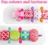 Baby Toys Musical Caterpillar,Infant Stuffed Animal Toys with Crinkle and Rattles,Soft Sensory Toys with Textures for Tummy Time Newborn Boys Girl...