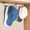 Hat Racks for Baseball Caps 2 Pack, Stainless Steel Adhesive Hat Holder Organizer Wall Mount, Strong Hat Storage Organizer for Baseball Cap Use Ad...