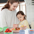 Silicone Plate and Bowl Set for Kids, Simple Style Kids Dinnerware Set, Includes Silicone Plate, Silicone Bowl and Silicone Cup, Unbreakable Silic...