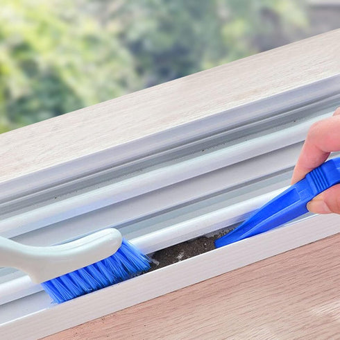 Audoloku 3PCS Crevice Brush Gap Deep Cleaning Brush Small Detail Kitchen Scrub Brush Window Groove Sliding Door Track Home Cleaning Brush...