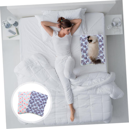 DOITOOL 2pcs Pet Cotton Pad Machine Washable Dog Bed Dog Crate Bed Dog Bed for Crate Pet Cushion Warm Cushion Dog Beds for Small Dogs Pet Resting ...