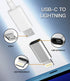 Micro USB to Lightning Adapter,Lightning Male to Microusb Female Adapter for Apple iPhone 5s 6 6s 7 8 Plus se2 x xr xs 11 12 Mini max pro Ipad air...