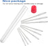 Orrdice 18+1PCS Large Eye Blunt Needles, Stainless Steel Yarn Knitting Needles, Sewing Needles, Crafting Knitting Weaving Stringing Needles,Perfec...