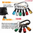Bit Holder 1/4 inch Hex Shank Screwdriver Bits Holder Extension Bar Keychain Screw Adapter Drill Change Hand-held Screwdrivers Drill Bits Holder P...